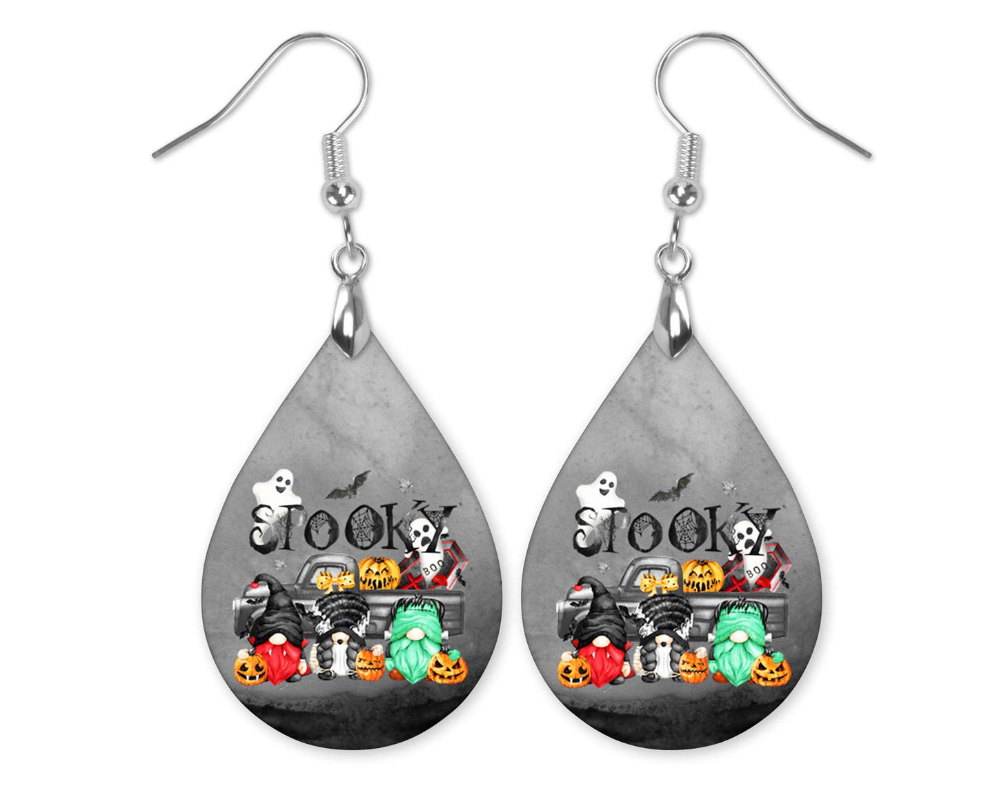 Spooky Gnome Earrings Halloween Earrings Fall Earrings
