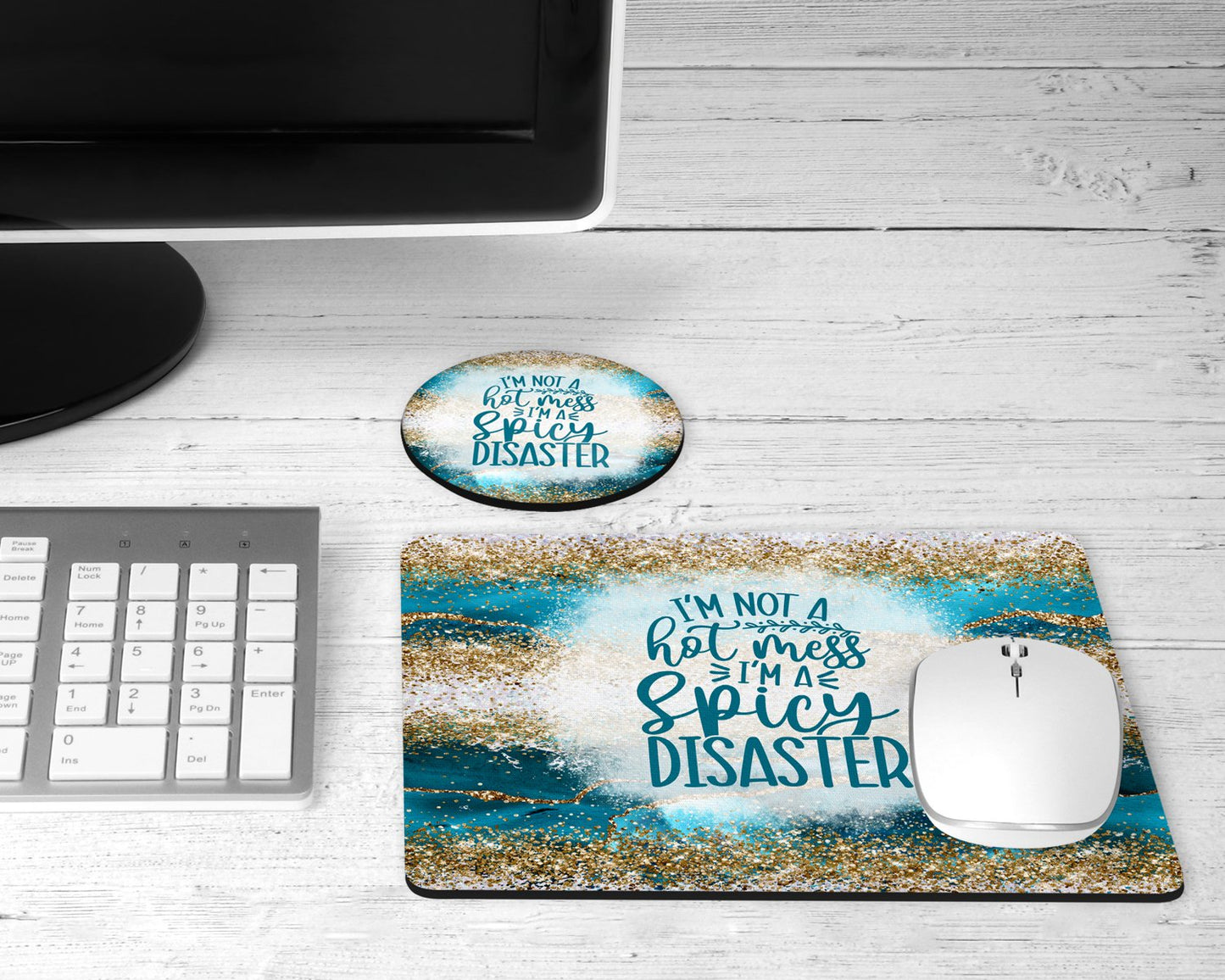 Spicy disaster desk set
