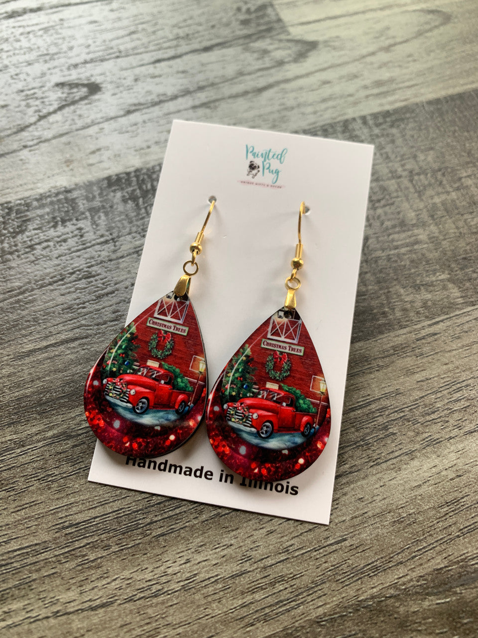 Christmas Earring Gift Set 4 Pairs Earrings
