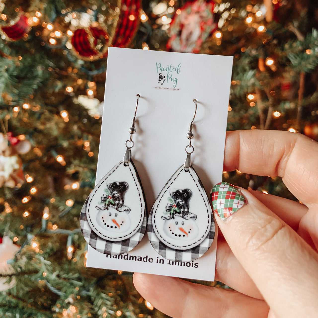 Christmas Earring Gift Set 4 Pairs Earrings