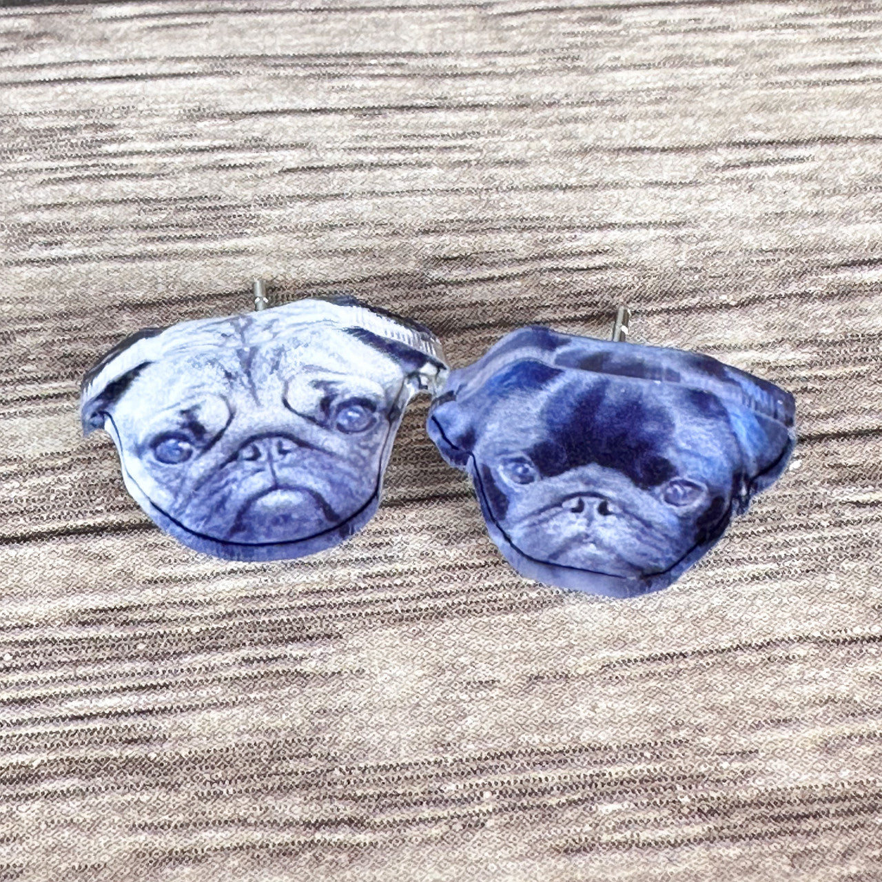 Custom Pet Photo Earrings - Stud Earrings or Dangle Earrings
