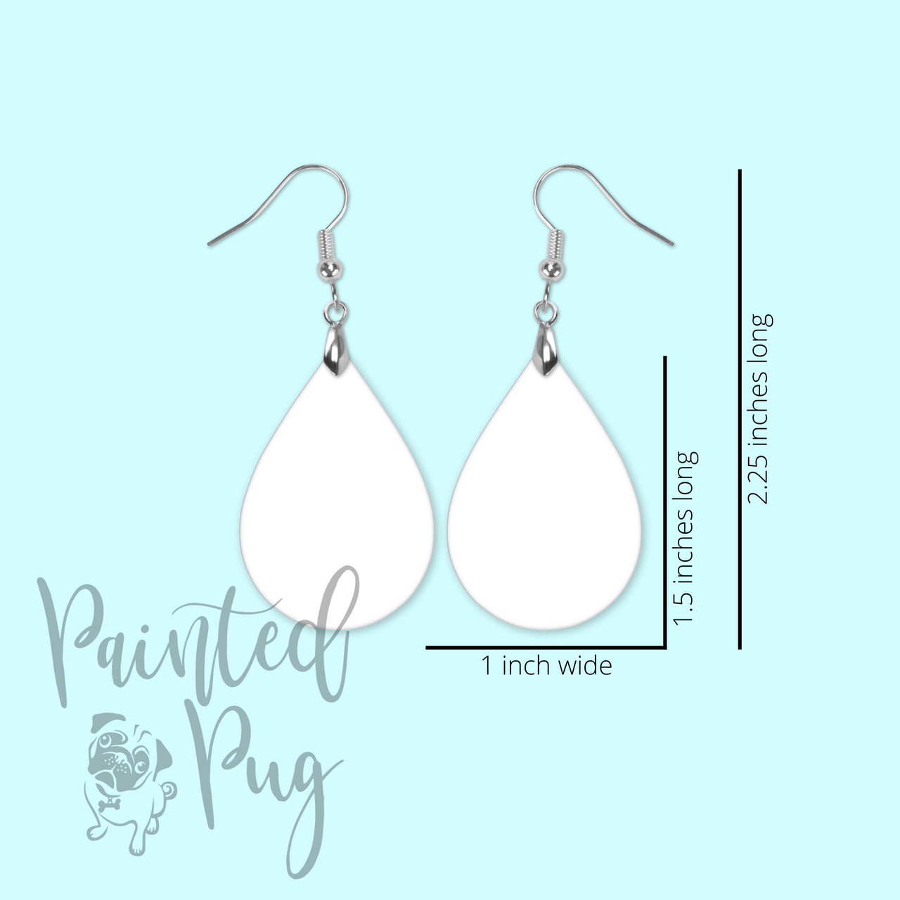 Soccer Ball Teardrop Earrings