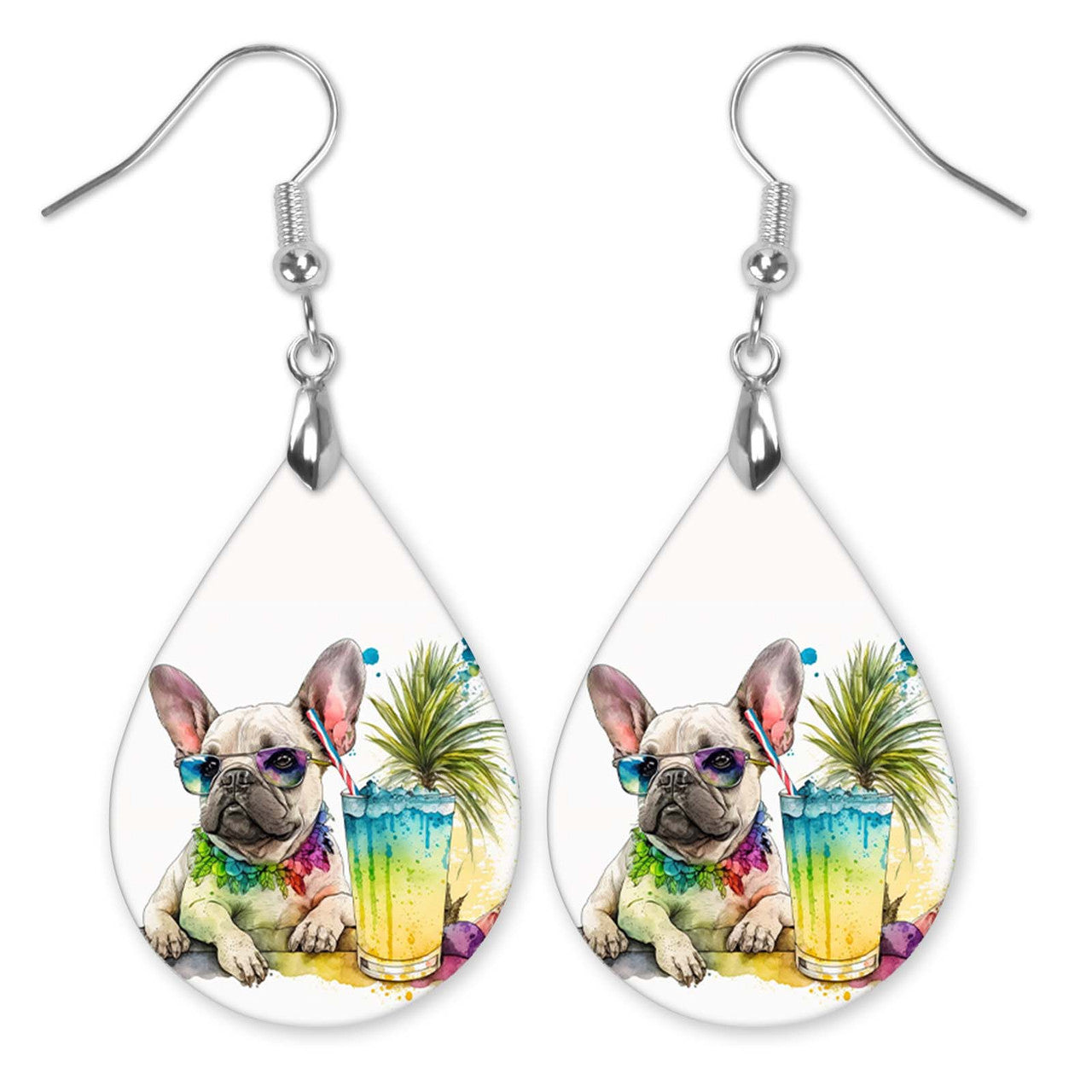 French Bulldog earrings and accessories collection - handmade lightweight earrings