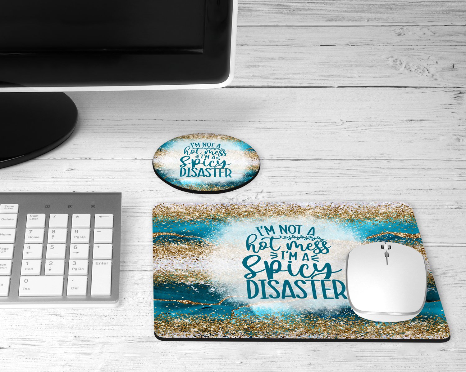 Spicy disaster desk set