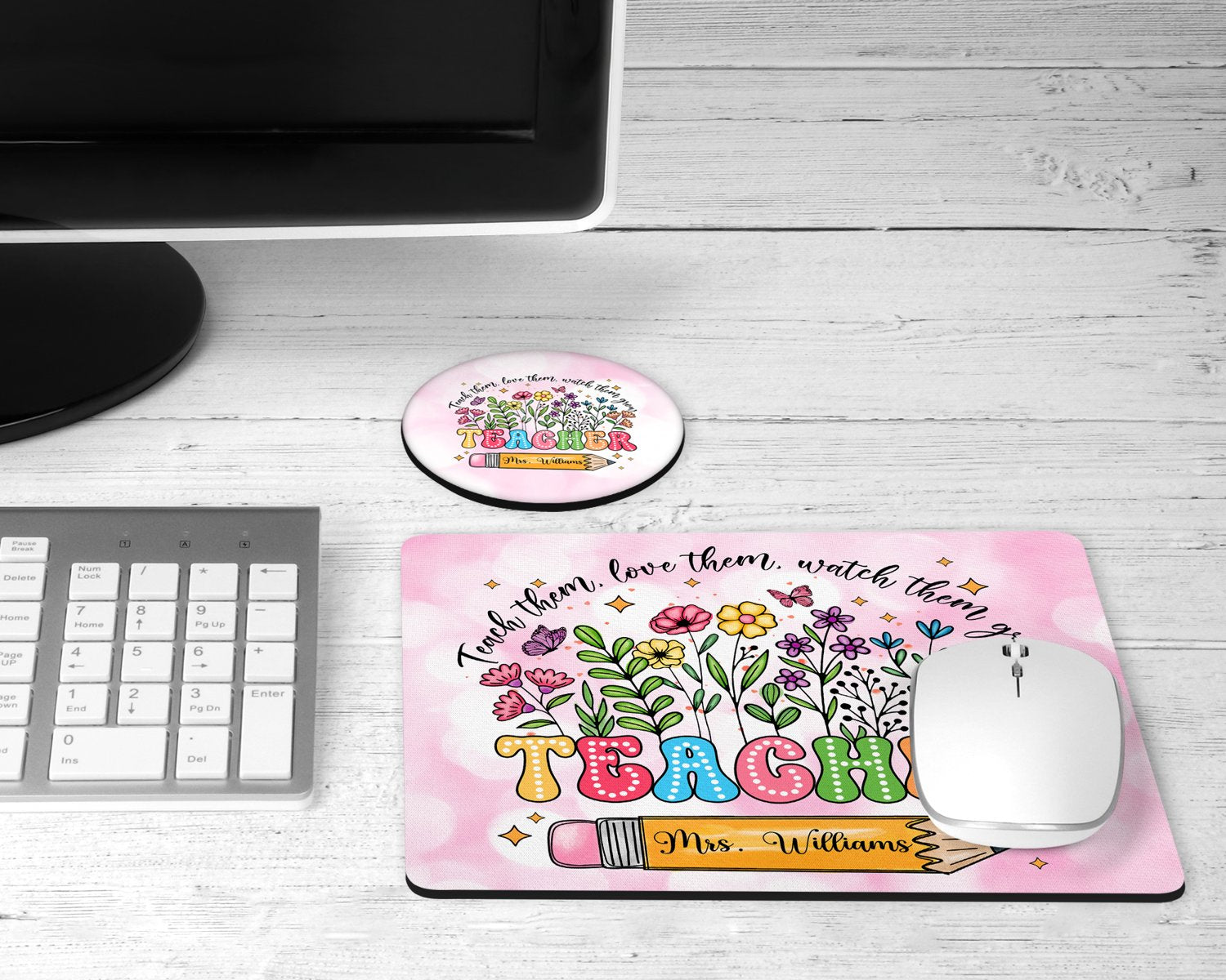 Teach them love them desk set