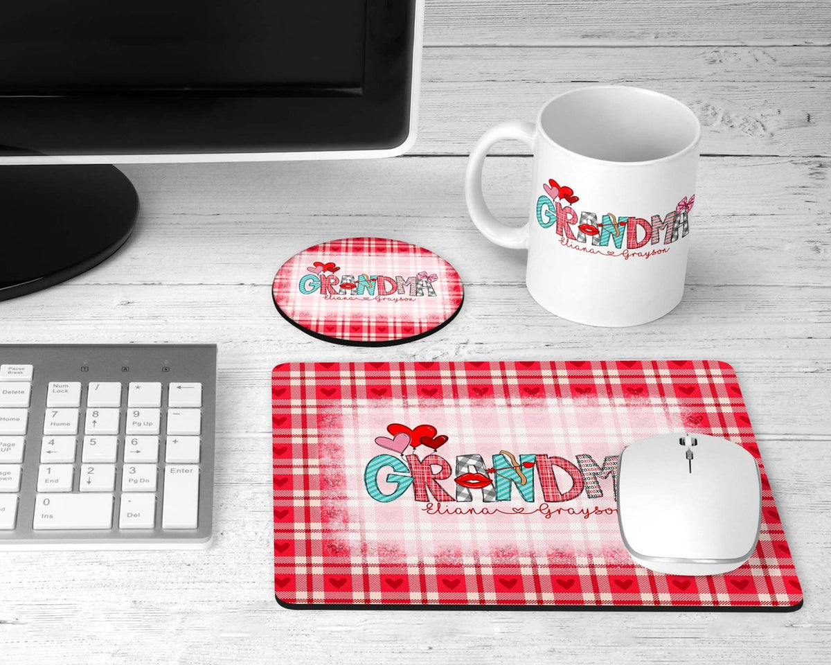 Personalized grandma desk set
