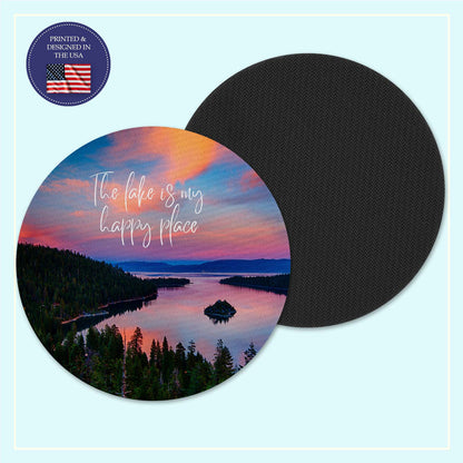 Lake Life Mousepad Coaster Set