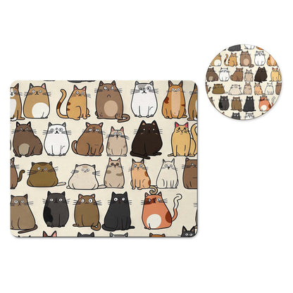 Cartoon cats mousepad and coaster set