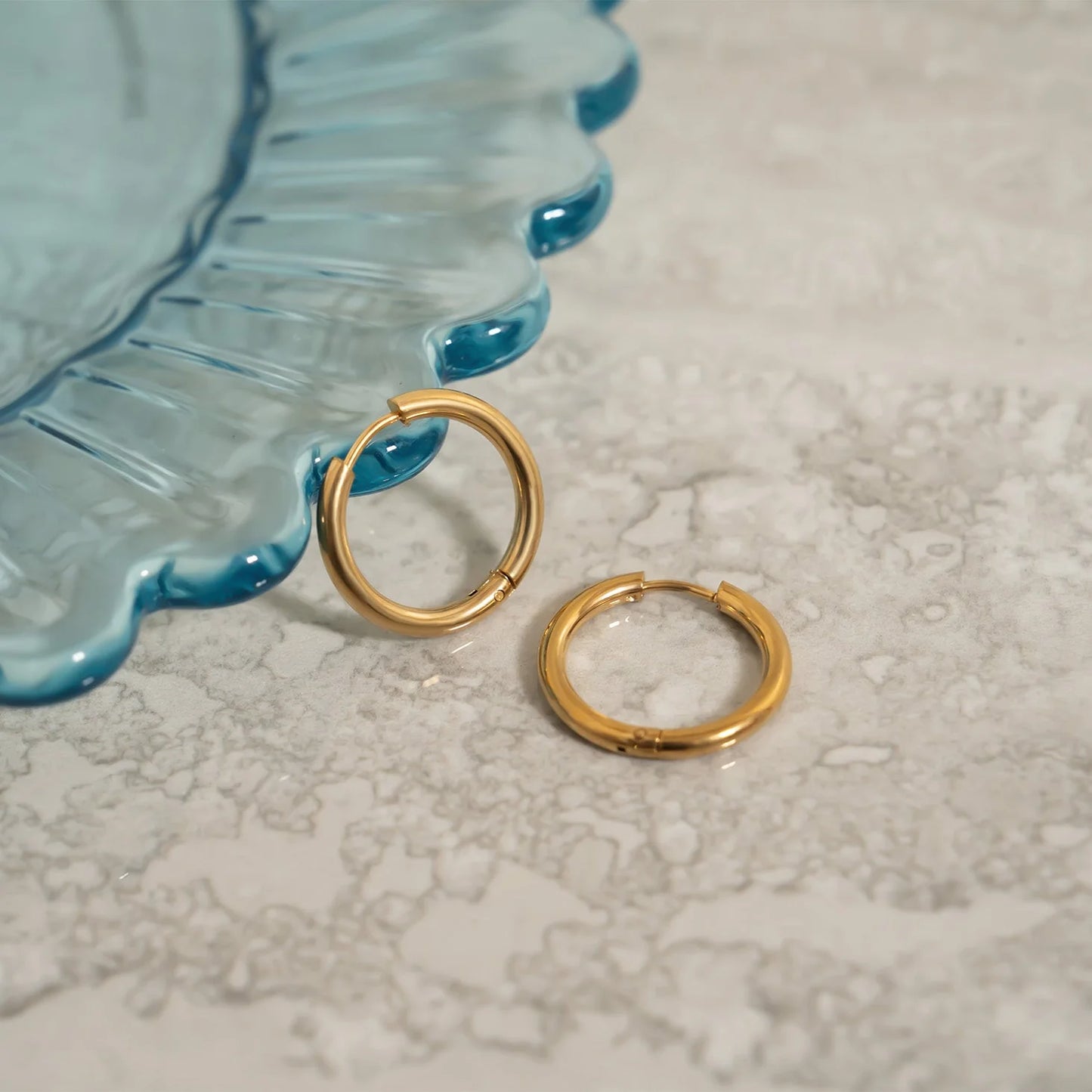 Classic Hoop Earrings – 18K Gold or Silver Stainless Steel