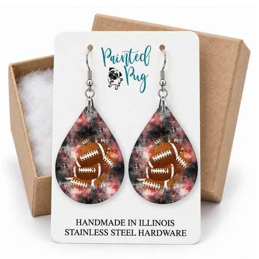 Football Earrings gift box
