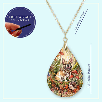 18 inch chain length guide for the teardrop pendant necklace