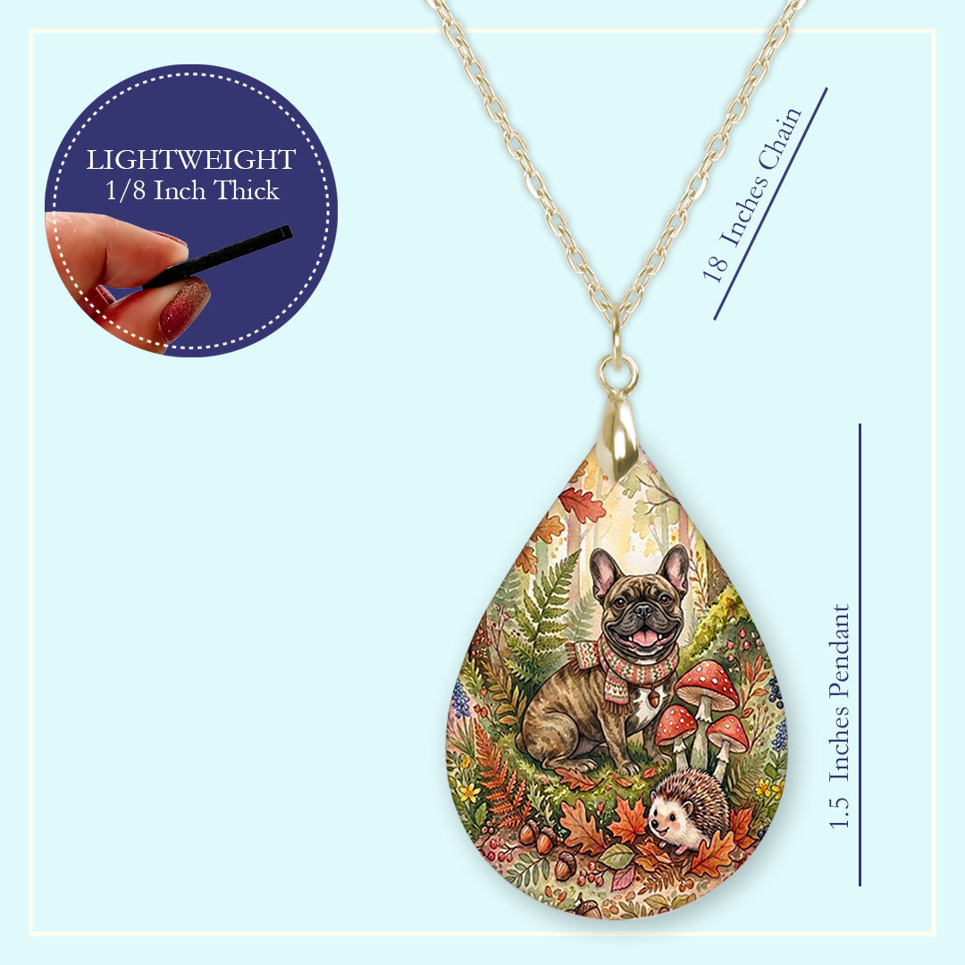 18 inch chain length guide for the teardrop pendant necklace