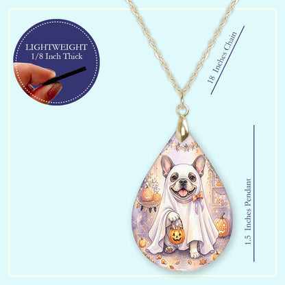 18 inch chain length guide for the teardrop pendant necklace