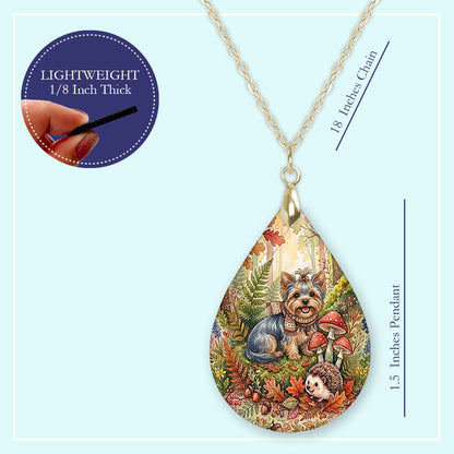 18 inch chain length guide for the teardrop pendant necklace