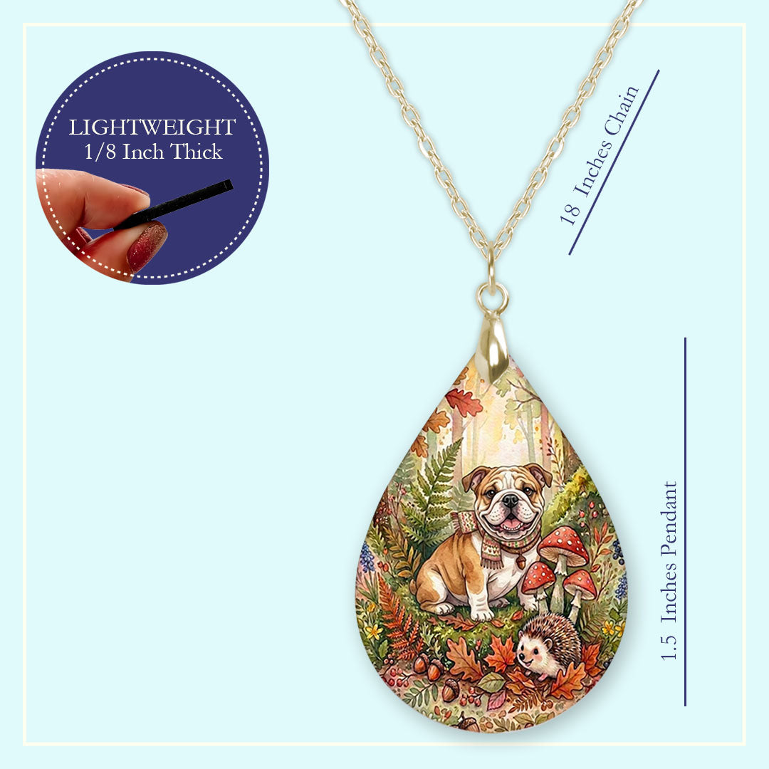 18 inch chain length guide for the teardrop pendant necklace