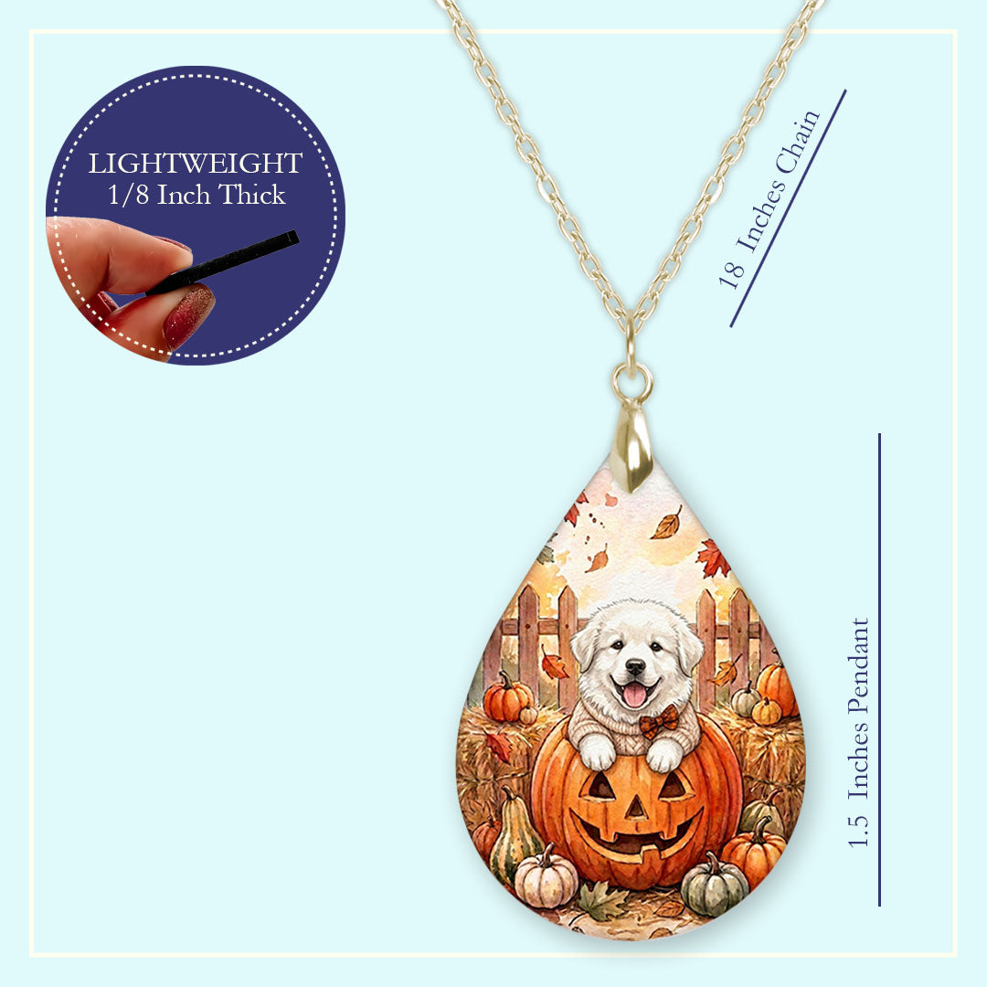 18 inch chain length guide for the teardrop pendant necklace