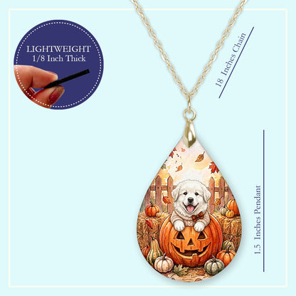 18 inch chain length guide for the teardrop pendant necklace