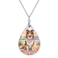 Collie Beach Teardrop Necklace
