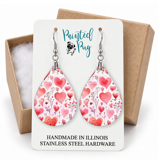 Valentine's Day Earrings gift box