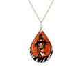 Witch Halloween Teardrop Shape Necklace