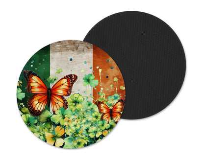 Irish Butterfly Neoprene Coaster Set – Floral Drink Coasters (Set of 4)