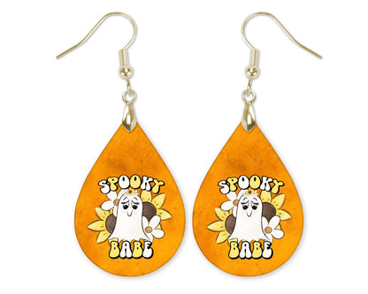 Spooky Babe Earrings Halloween Earrings Ghost Earrings Fall Earrings