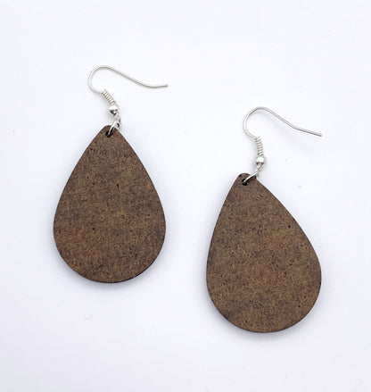 Teacher Life Teardrop Dangle Earrings