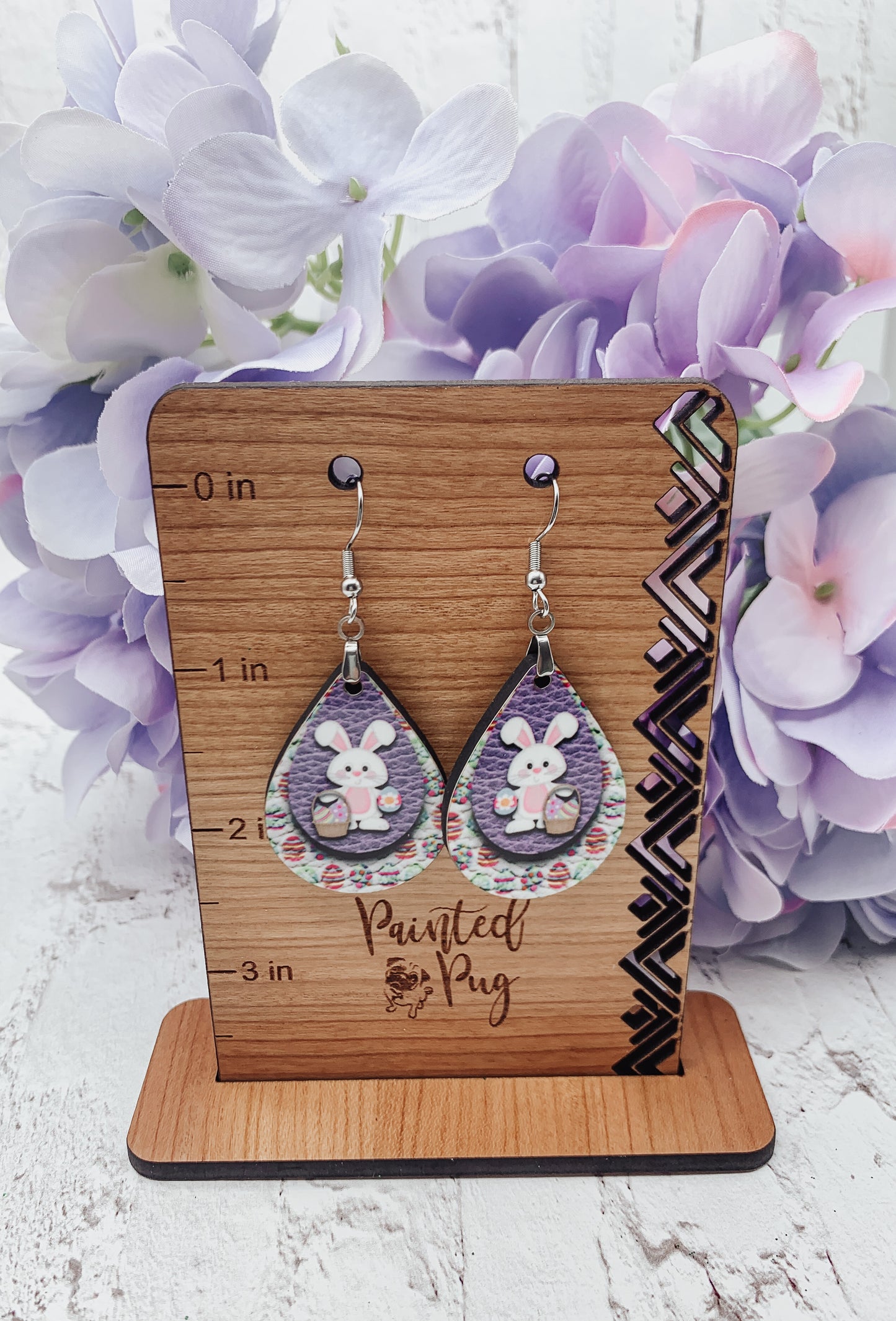 Easter Bunny Teardrop Earrings – Lightweight Spring Bunny Dangles