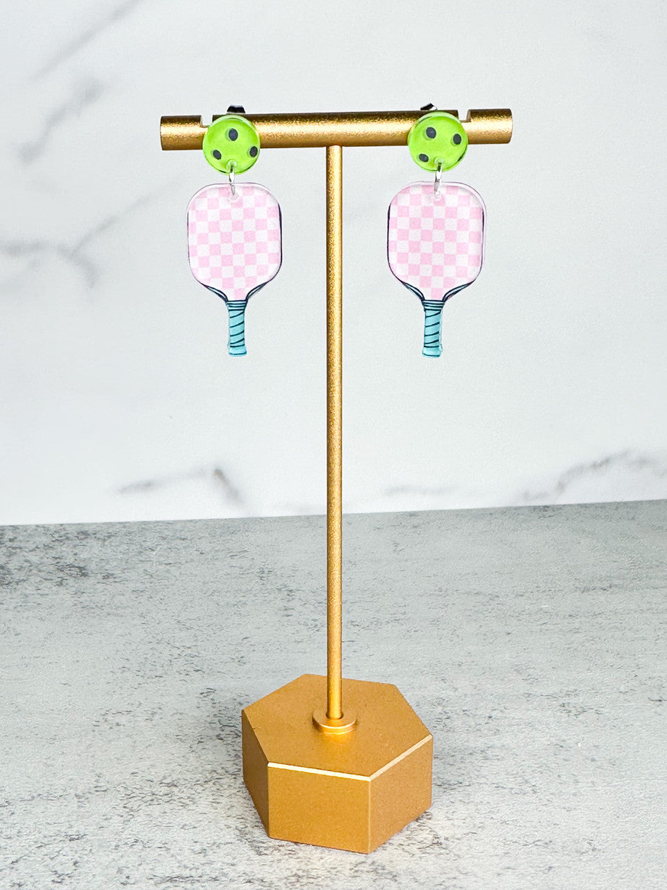 Pickleball Earrings for Women