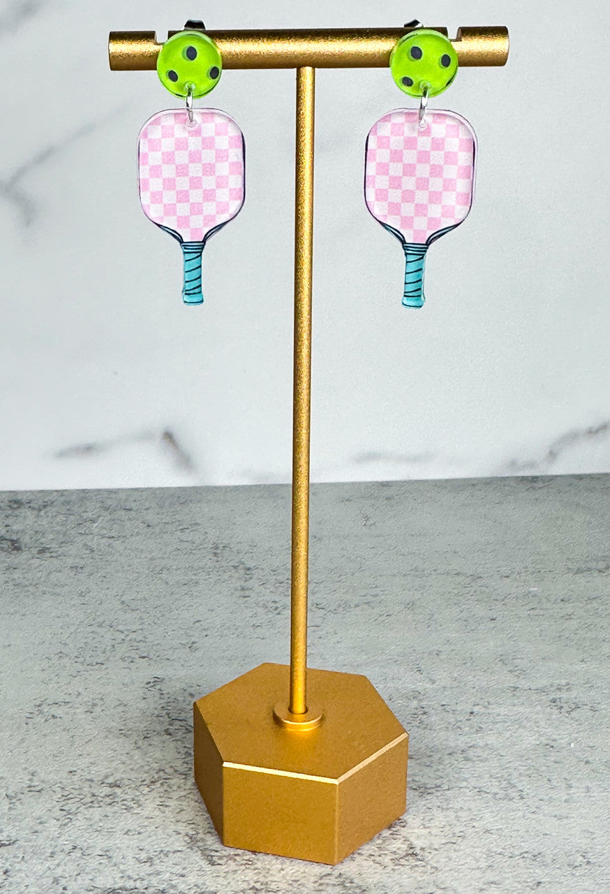 Pickleball Earrings for Women