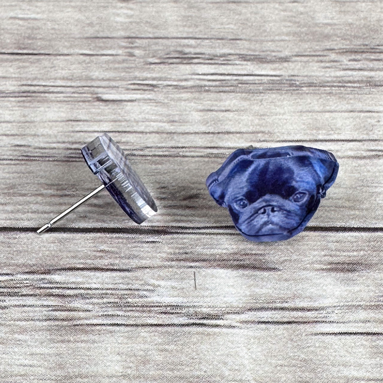 Custom Pet Photo Earrings - Stud Earrings or Dangle Earrings