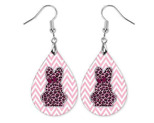 Easter Bunny Cute Teardrop Dangling Earrings
